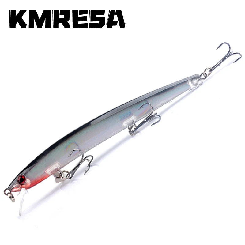 Novo grande laser minnow iscas de pesca 13.5cm 15g isca dura de pesca iscas de manivela isca artificial pesca mar wobbler iscas de natação