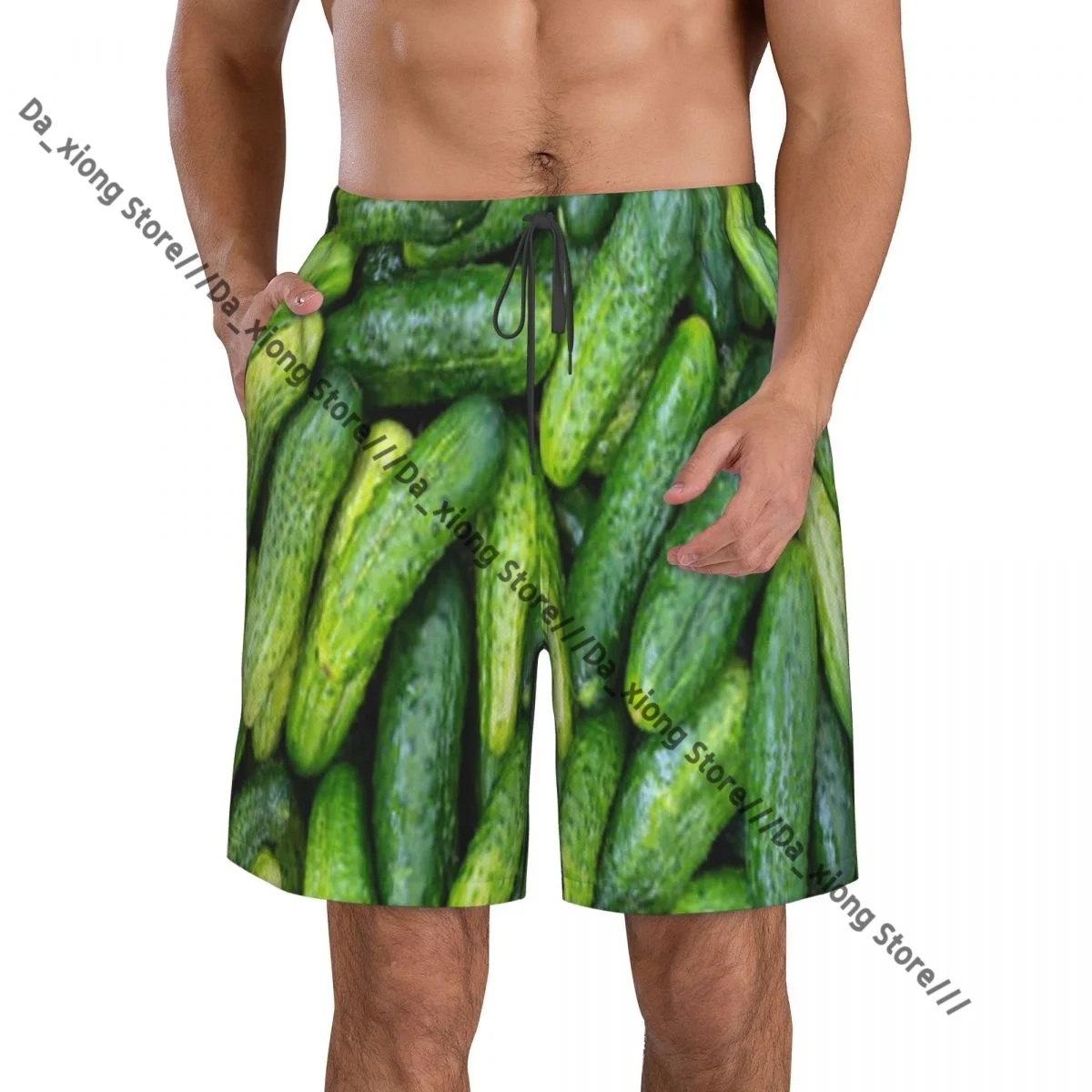 

Мужские шорты для плавания, купальники, огурцы, плавки, купальник, пляжная одежда, шорты для плавания