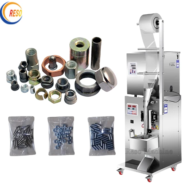 Vertical Hardware Screw Counting Packaging Machine With Multihead Weigher 14 Heads 3l Or 5l 3kg For Bolt, Nuts And Screws
