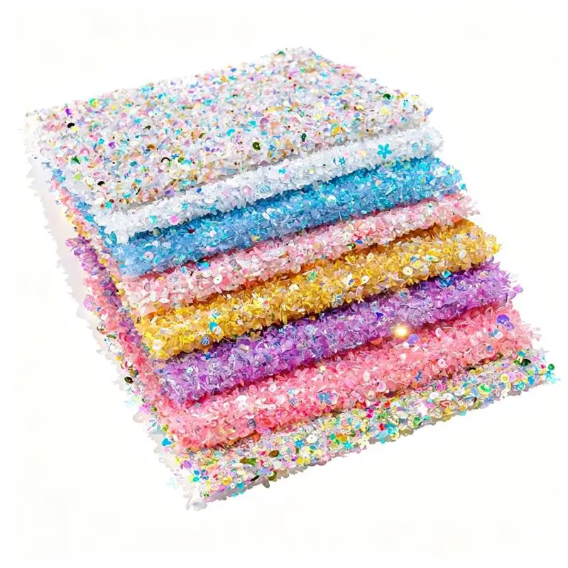 【B】1Pcs Non-Slip Pillow Mat Starry Sky Nail Art Rhinestones Glitter Table Mat Photography Prop For Manicure