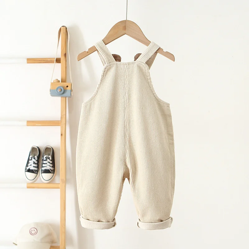 Baby Overalls For Boys Girls Pants Cotton Jumpsuit For Baby Casual Spring Toddler\'s Overalls Girls Casual Corduroy Trousers New