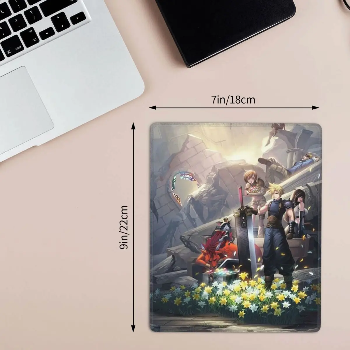 Tifa Lockhart-Final Fantasy 7 Ff7Remake Ffvii Final Mouse Pad Computer Keyboard Mouse Mat Gaming PC Laptop Desk Mat Accessories