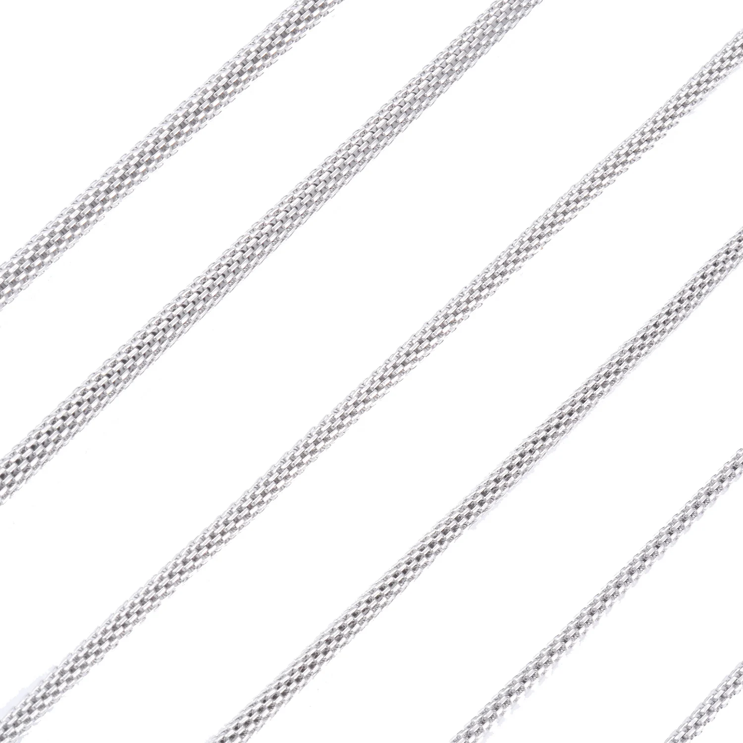 Modische Edelstahlkette mit einer Breite von 2,0 mm/2,4 mm/3,2 mm, wasserdicht, Kielglieder-Halskette, Schmuckzubehör, Choker. – Detail 4