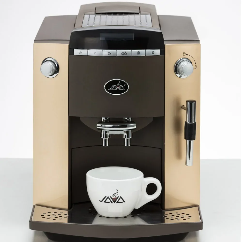 Fully-automatic coffee machine with bean grinder machine milk frother