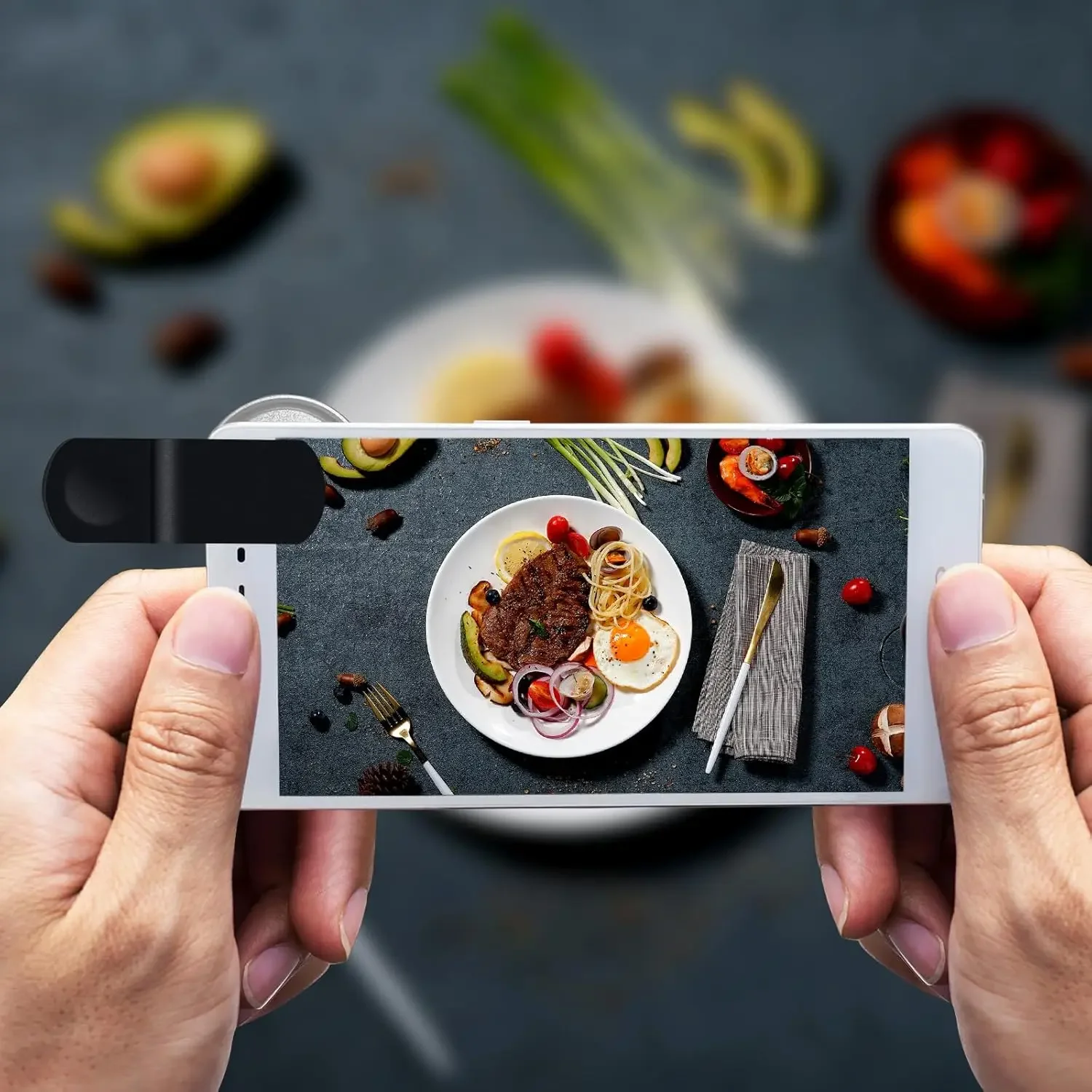 เลนส์โทรศัพท์มือถือโฟกัสยาว 8 เท่า กล้องโทรทรรศน์โทรศัพท์มือถือ 8 เท่า เลนส์กล้อง HD ซูมภายนอก เลนส์พิเศษสำหรับการตั้งแคมป์ดูกีฬา