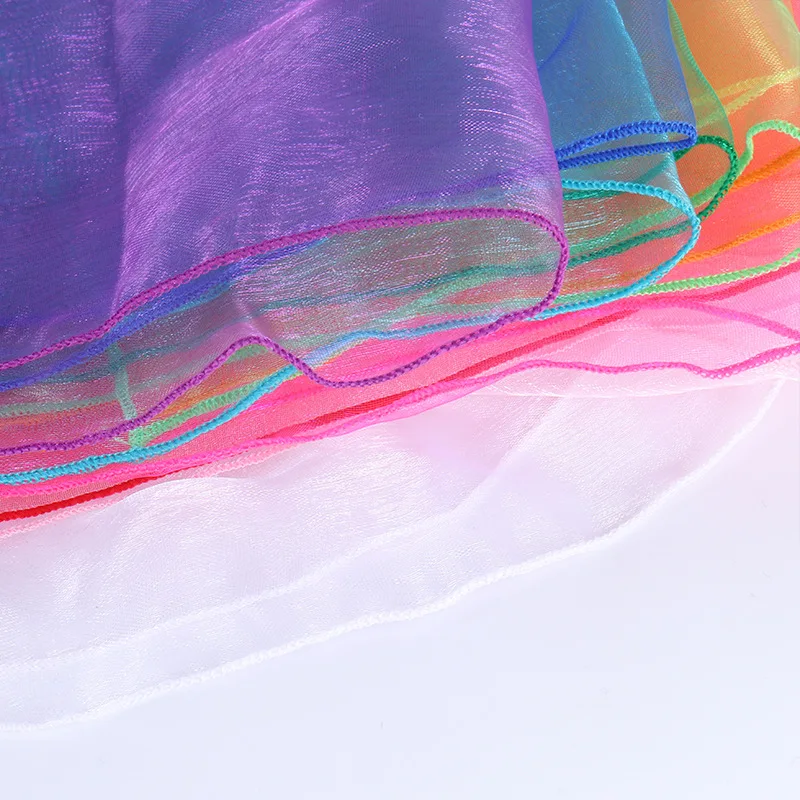 Chiffon Nylon Square Children Stage Performance Scarf