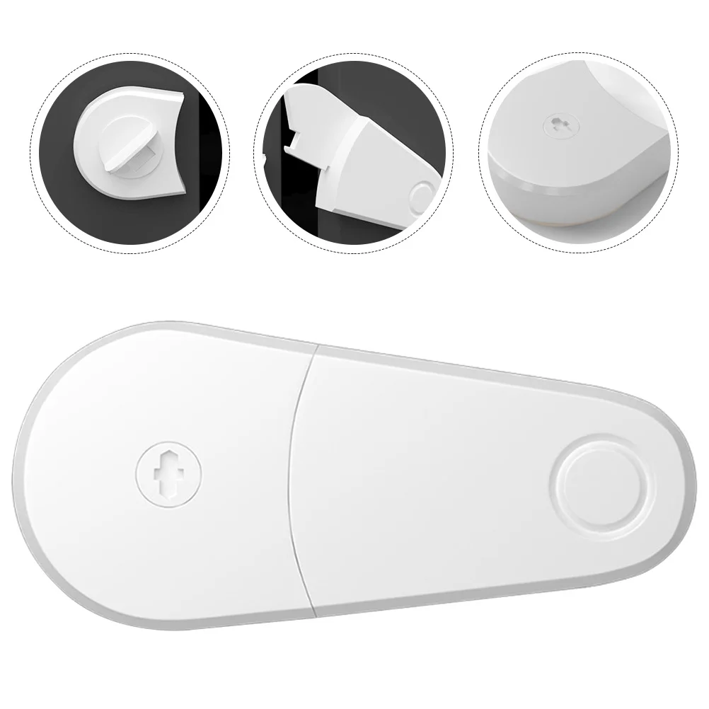 

2Pcs Child Safety Cabinet Locks Proofing Latch for Fridge Drawers Dishwasher Oven No Drilling Required Self