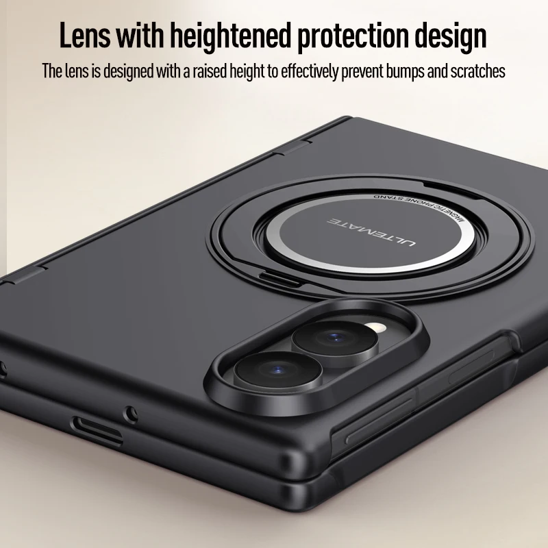 Protective Case for Samsung Galaxy Z Fold8 5G Fold 8 Ultra Folding Cell Phone Accessories Hinge Glass Film Phone Bag