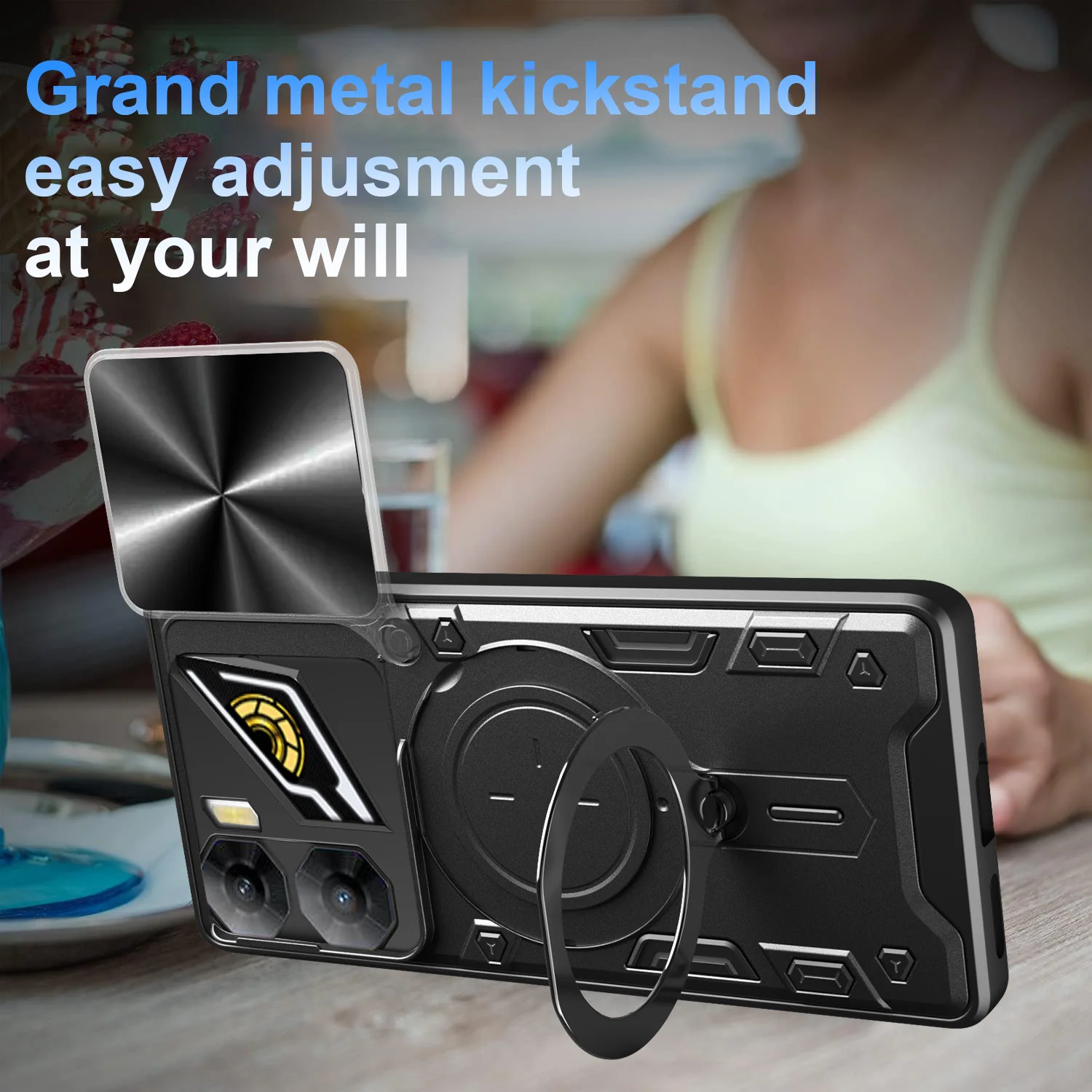 Funda für ZTE Nubia Neo 3 Fall Magnetische Ring Stehen Rutsche Kamera Schutz Telefon Abdeckung für ZTE Nubia Neo 3 capa