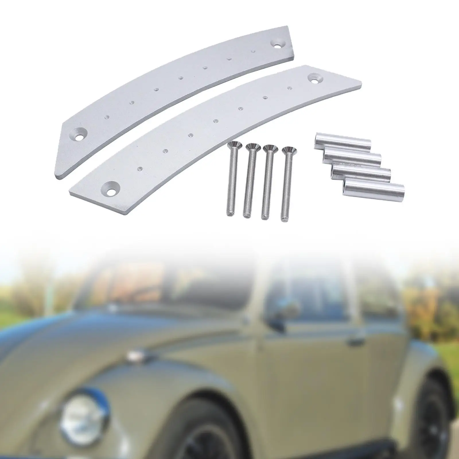 Door Panel Pull Handle Set 1 Pair(Left and Right) 1C0868107cfyw Repair Part Reliable Replaces Easy to Install for Beetles