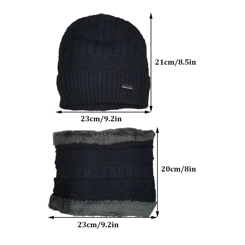 Gorro de bufanda de lana para hombre y mujer, gorros de punto para mantener el calor, máscara de pasamontañas, gorros de invierno