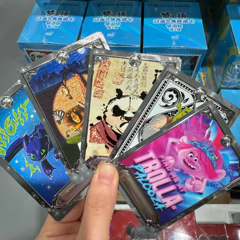 KAYOU Dreamworks Vol.2 بطاقة النوم المشي حزمة الكونغ فو باندا كيفية تدريب فيلم التنين والتلفزيون الرسوم المتحركة جمع بطاقة هدية