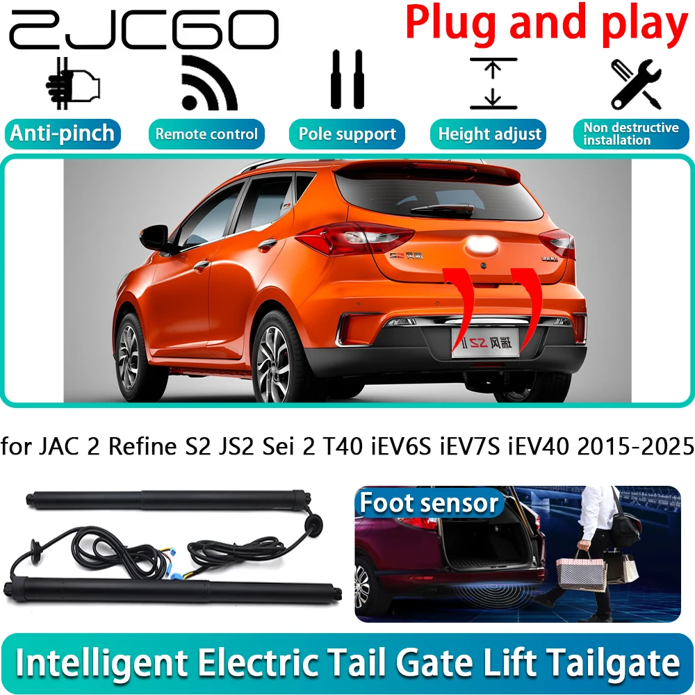 

for JAC 2 Refine S2 JS2 Sei 2 T40 iEV6S iEV7S iEV40 2015-2025 Electric Powered Tailgate Power Liftgate Automatic Tailgate System