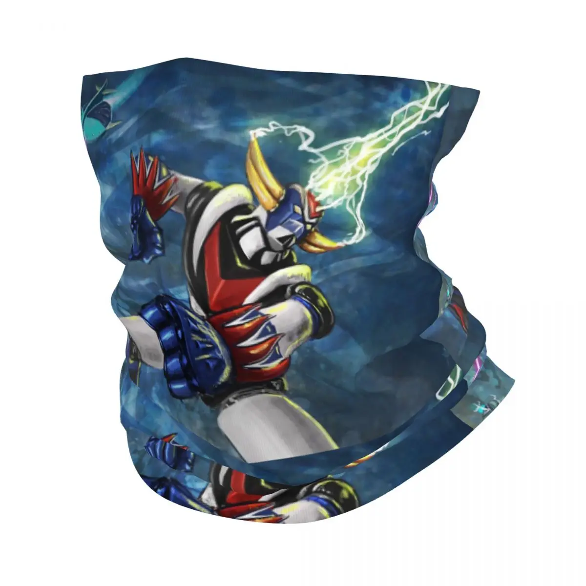 Ufo Robot Grendizer Turin Bandana Neck Gaiter Printed Mazinger Goldrake Face Scarf Headwear Hiking for Men Women Adult Windproof