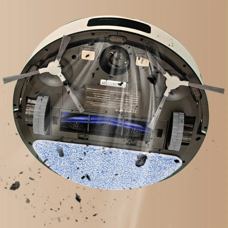 

Робот-пылесос 360 ° Лазерная навигация с мощным всасыванием, динамическое картирование зоны уборки, распознавание помещений с помощью ИИ, мощность всасывания 4000 Па