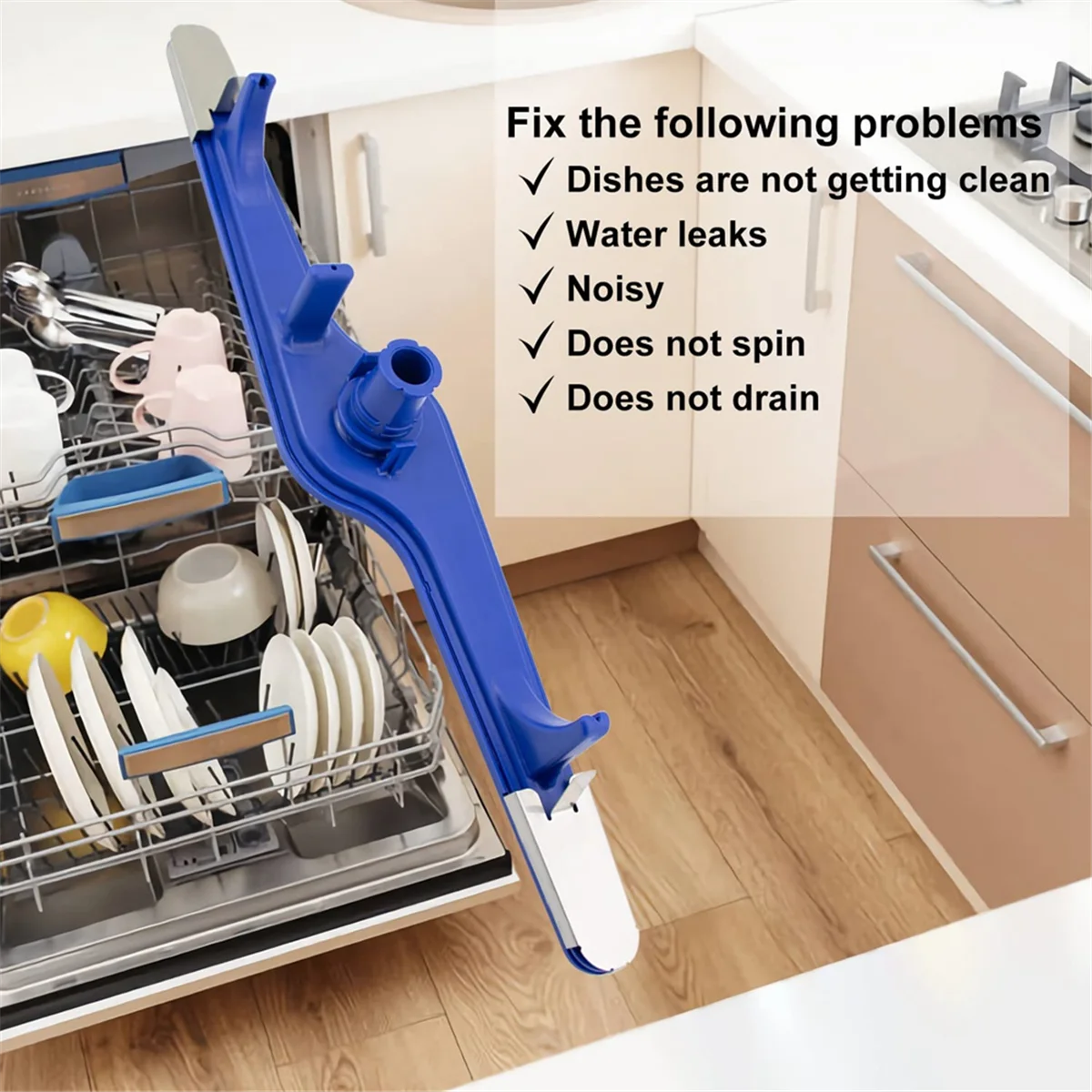 แขนฉีด5304517203สำหรับล้างจาน frigidaire และ kenmore แทนที่154568002 154414101 154568001