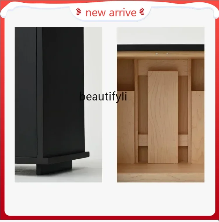 

SS ss7486 Wooden ancestral shrine, new Chinese sliding door cabinet casket