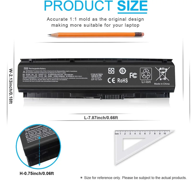 PA06 10.8V 4400MAH 849911-850 Laptop Battery for HP Omen 17 17-w 17-ab200 17t-ab00 Series 17-w053dx w253dx w033dx ab011nl w000