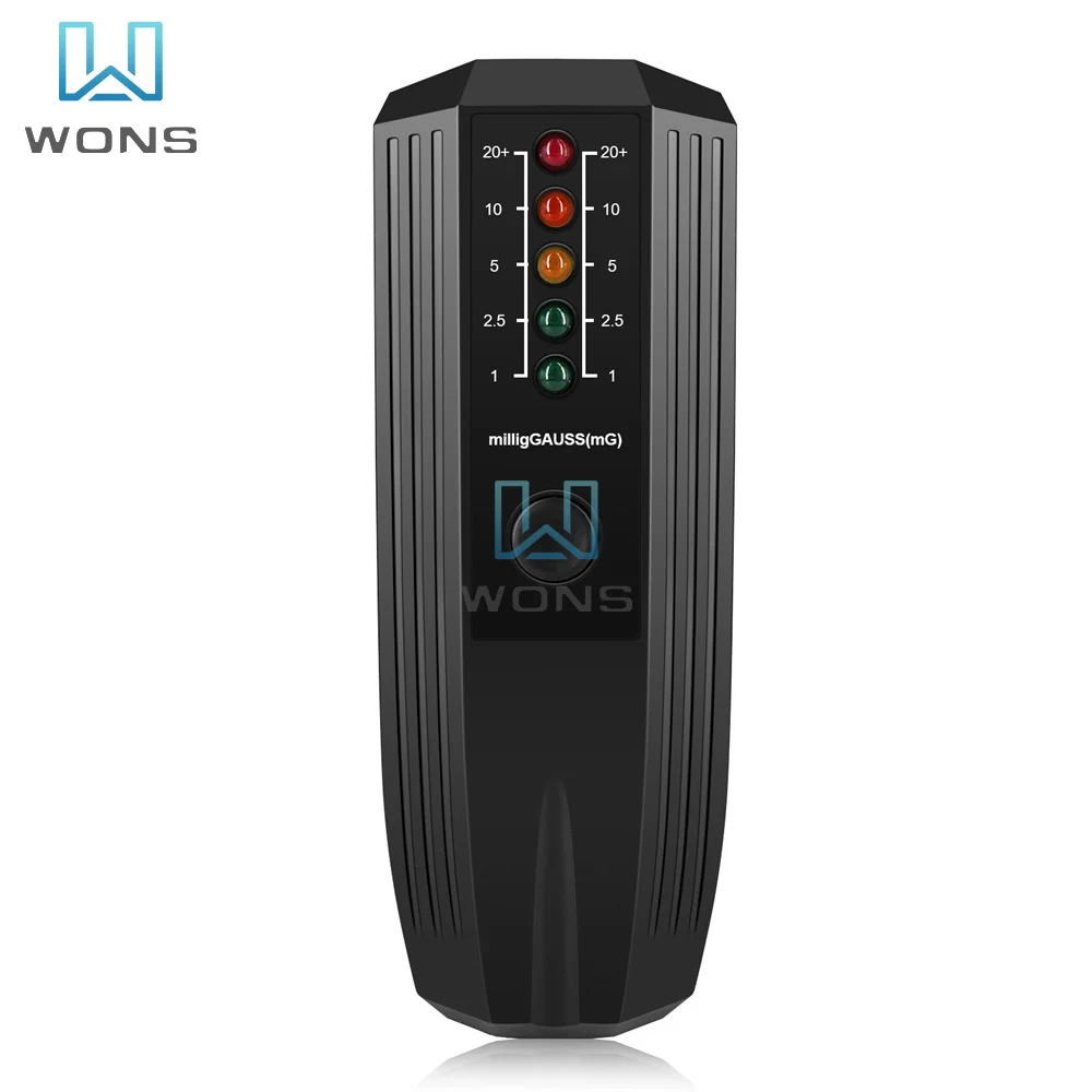 Detector de Radiação Eletromagnética Digital Led Emf Meter Campo Magnético Ghost Hunting Equipamento Paranormal Tester Novo
