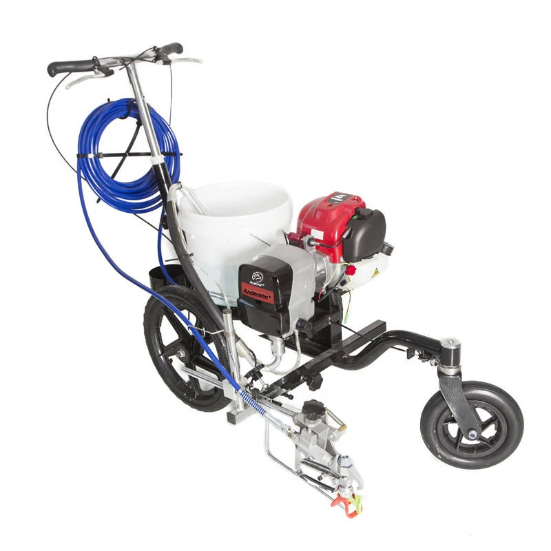 Cold Painting Road Line Marking Machine  LS 850 with One Gun for Home Use Line Striping