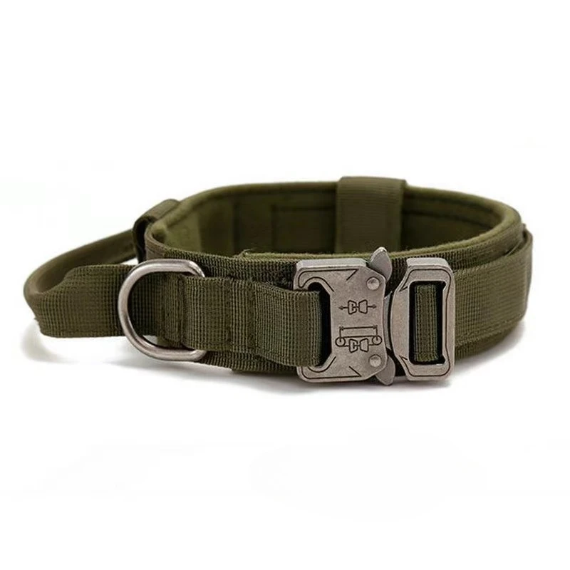 1-teiliges verstellbares taktisches Halsband für den Außenbereich, Trainingstaktik, Hundegeschirr, Hundehalsband, Zubehör für große Hunde