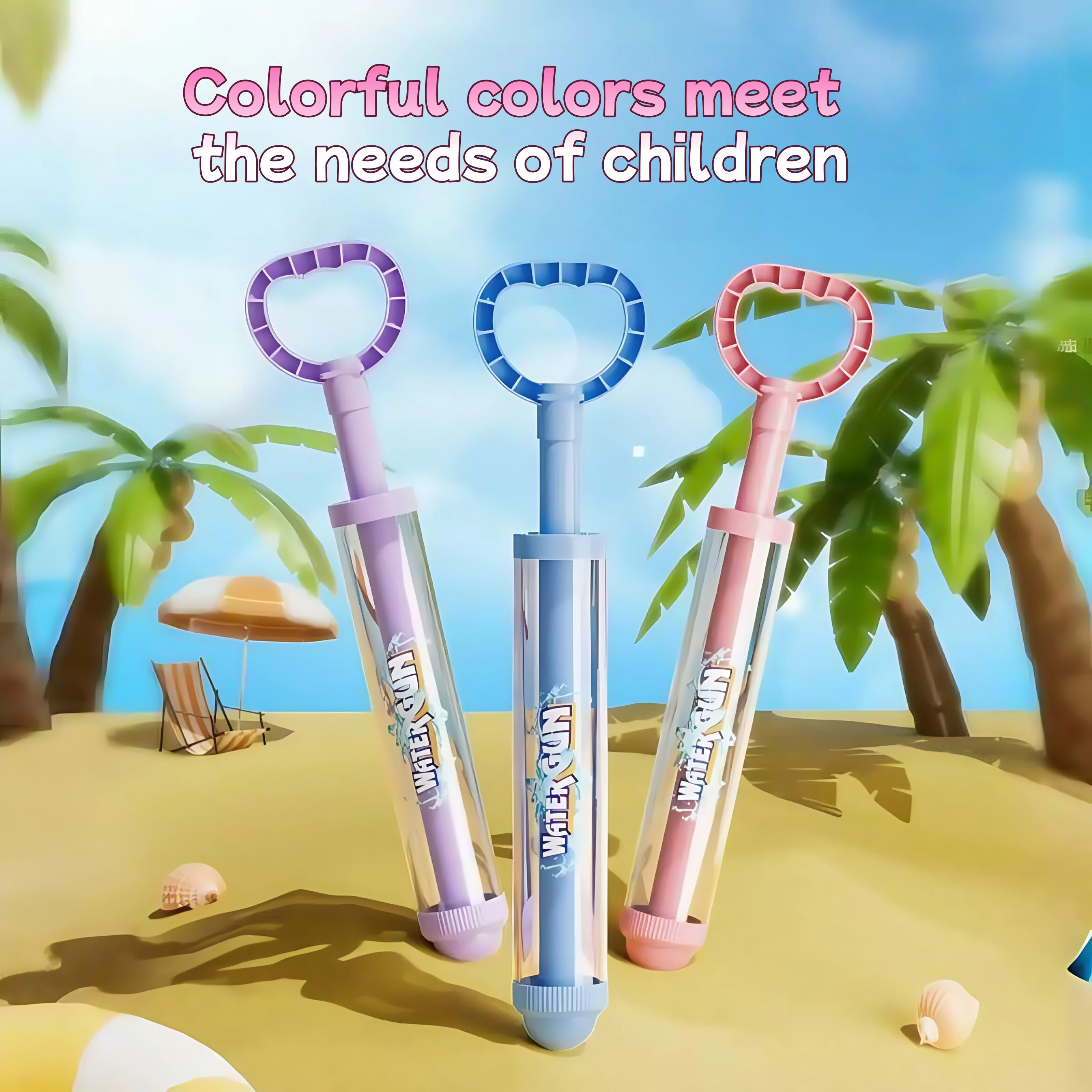 Pistola de agua de fuegos artificiales, herramienta de Dios de agua, playa, pequeño rociador de agua, pistola de agua para tirar de fuegos artificiales, juguete de regalo para jugar a la deriva para niños