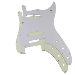 Electric Guitar Duosonic Pickguard White/Parchment