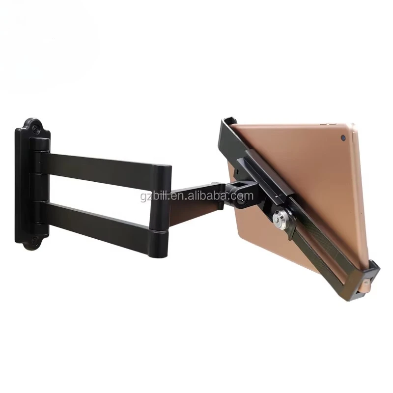 Articulating Arm Lockable Security Tablet Bracket Kitchen Wall Mount