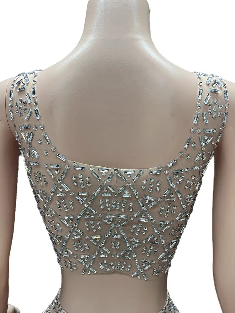 คุณภาพสูงร้อนตาข่ายเซ็กซี่ Camisole Top + กระโปรง 2 ชิ้นชุด 2025 ใหม่แฟชั่นที่กําหนดเองเสื้อผ้าสตรี