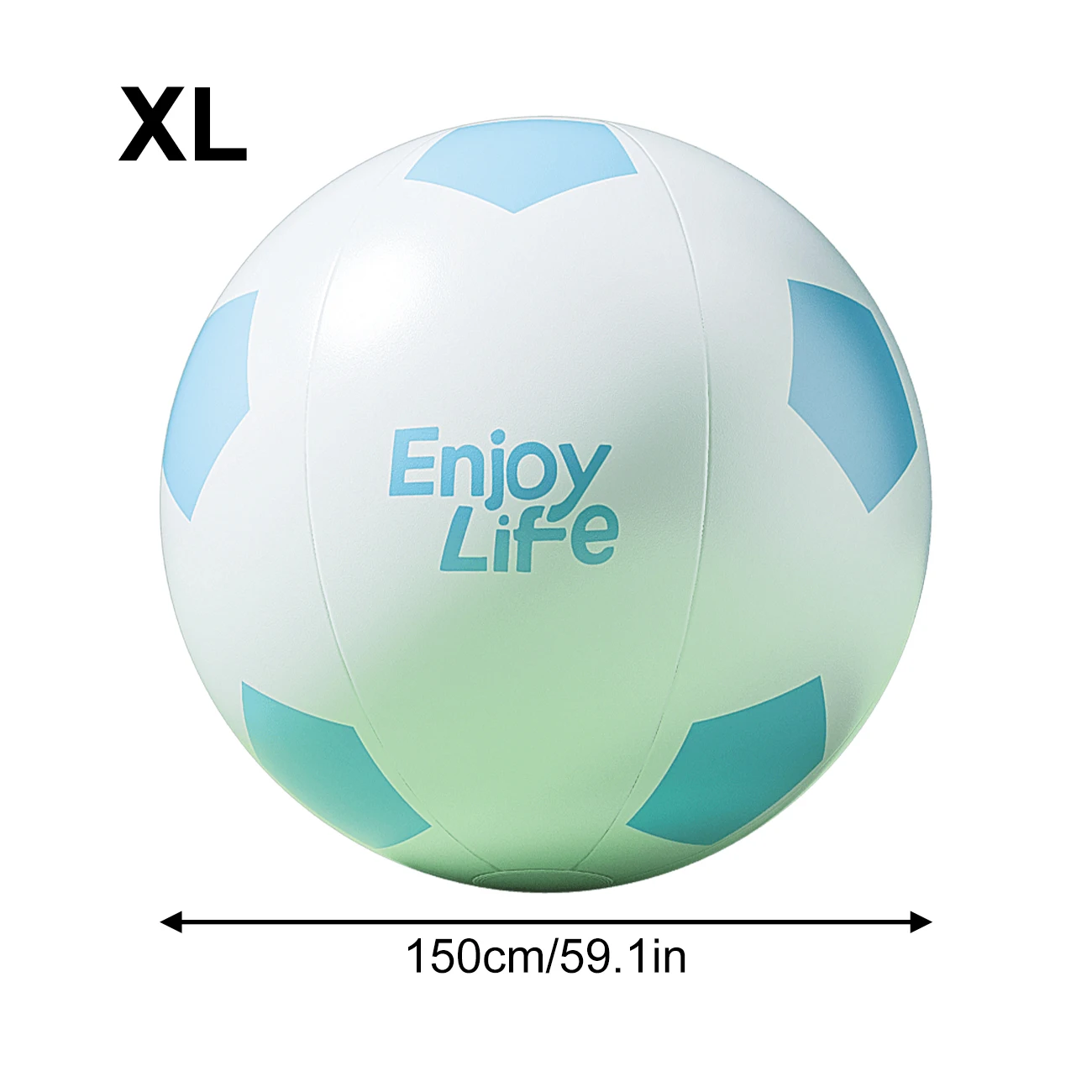 1PC Grote Opblaasbare Giant Voetbal Grote Opblaasbare Strand Sport Bal Zwembad Party Decoratie Speelgoed Oversized Jumbo Strand