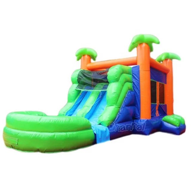 

Hot Sale Inflatables Jumping Castle Combo with Slide Outdoor Commercial Inflatables Swimming Pool for Children