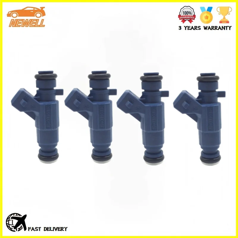 4pcs 0280156166 Fuel injector For BYD F3 1.6L 465Q Engine Hafei Simbo Nozzle Direct Fit High-Precision Auto Parts