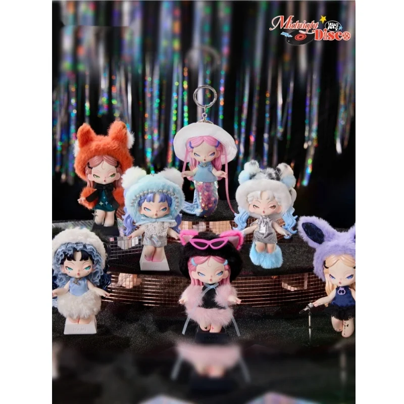 

Dodonami Midnight Disco слепая коробка милая фигурка модель с сумкой-подвеской брелок Коллекционная игрушка в подарок для фанатов коллекция для девочек