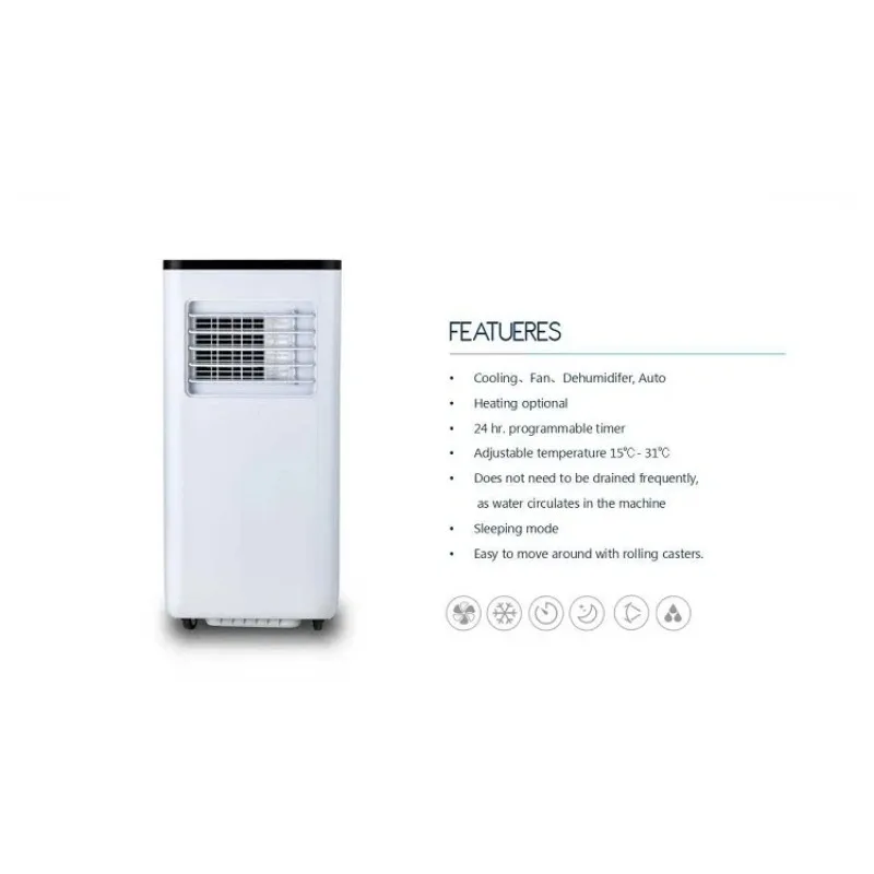 5000-9000 BTU WIFI Smart Mini Portable AC – Compact Air Conditioner for Tent & Home