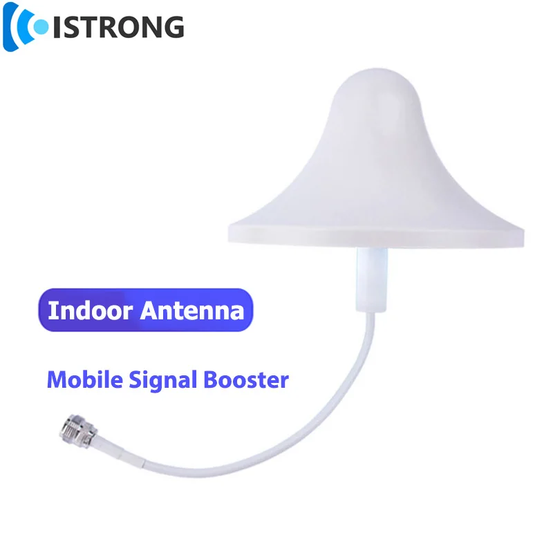 

Indoor Omni Ceiling Antenna GSM 2G 3G 4G Full-band Mobile Phone Signal Booster 5dBi Cellular Network Repeater Amplifier N-Female