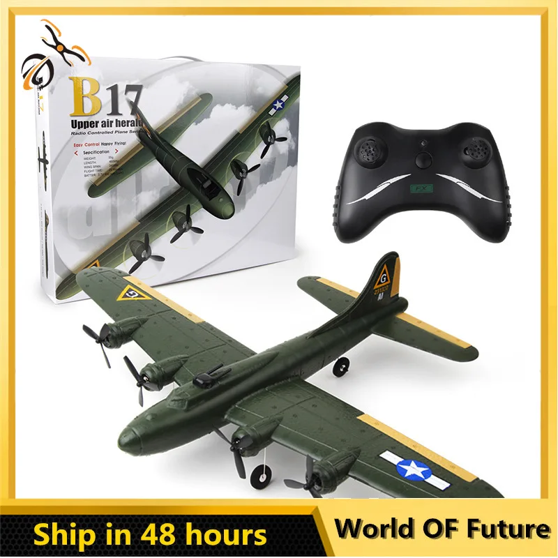 

FX817 B17 RC Airplane Aircraft Remote Control Plane Fixed-Wing 2.4GHz Glider EPP Foam RTF RC Planes Aircraft Toys for Children