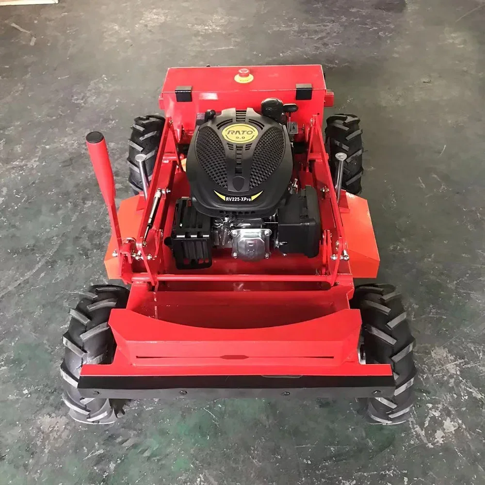 Remote control electric robot lawn mower for small lawns on the roadside Hot sales