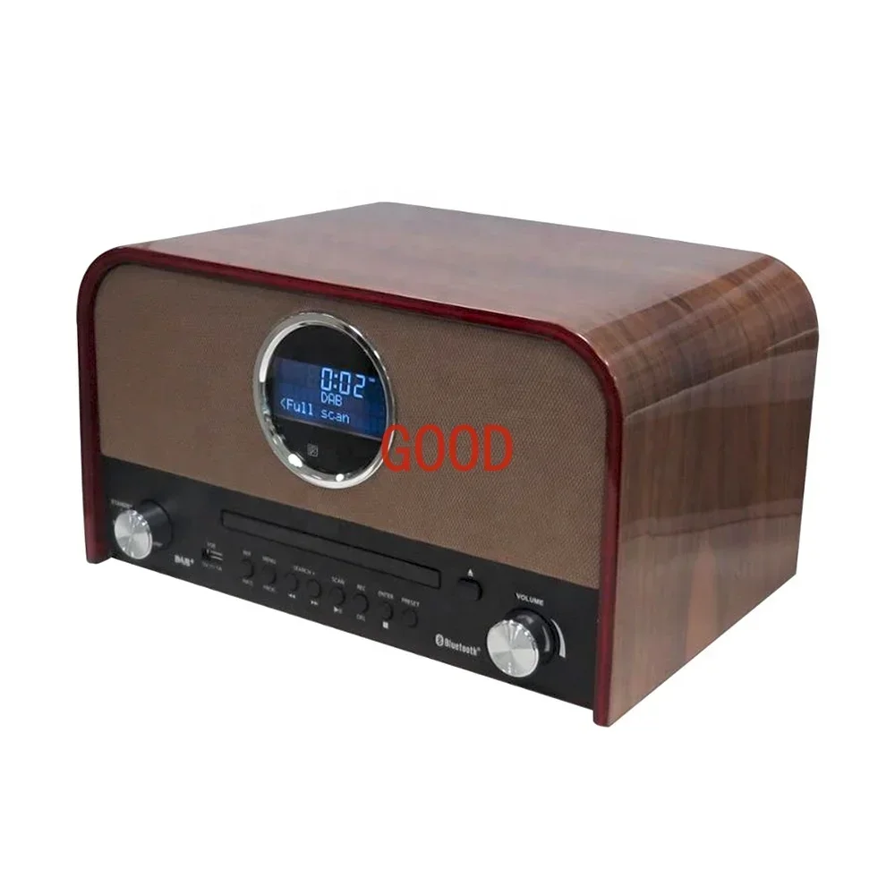 Cheap antique look portable miniature dab fm analog radio with MP3 recording optional