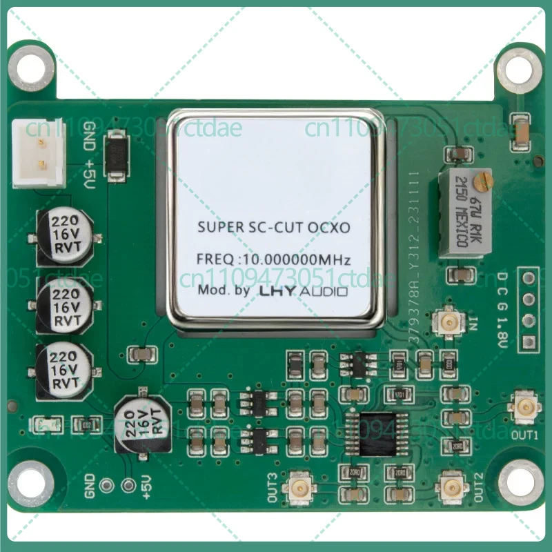 For High precision timing modification PCB built-in OCXO oven crystal & PLL circuit, minimize jitter for Pi streamer playback