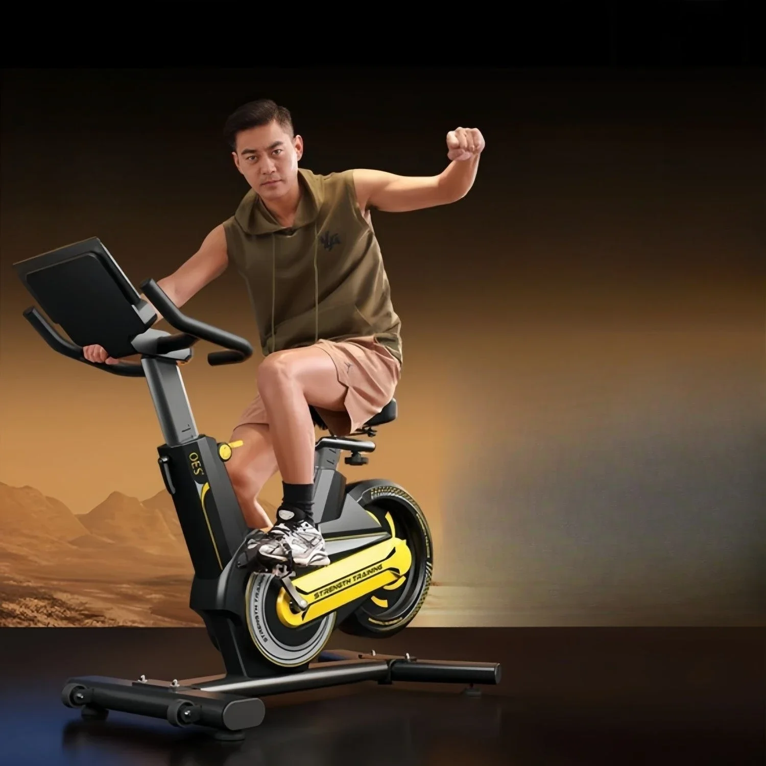 Sports bike, Magnetic control mute Home exercise Pedal bike Fitness equipment