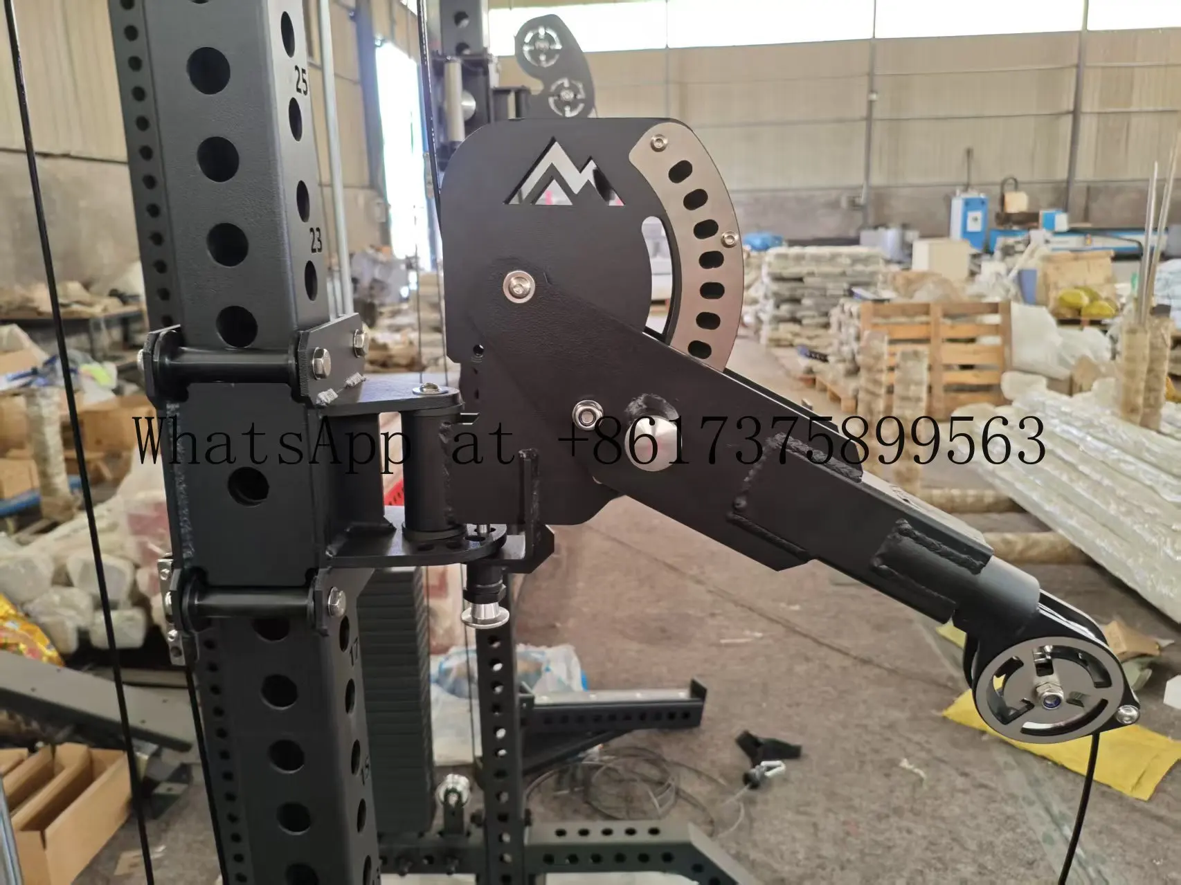 Upgraded Adjustable Pulley System Attachment for Rack for Back Chest and Core Muscle Training Functional Fitness Add-On
