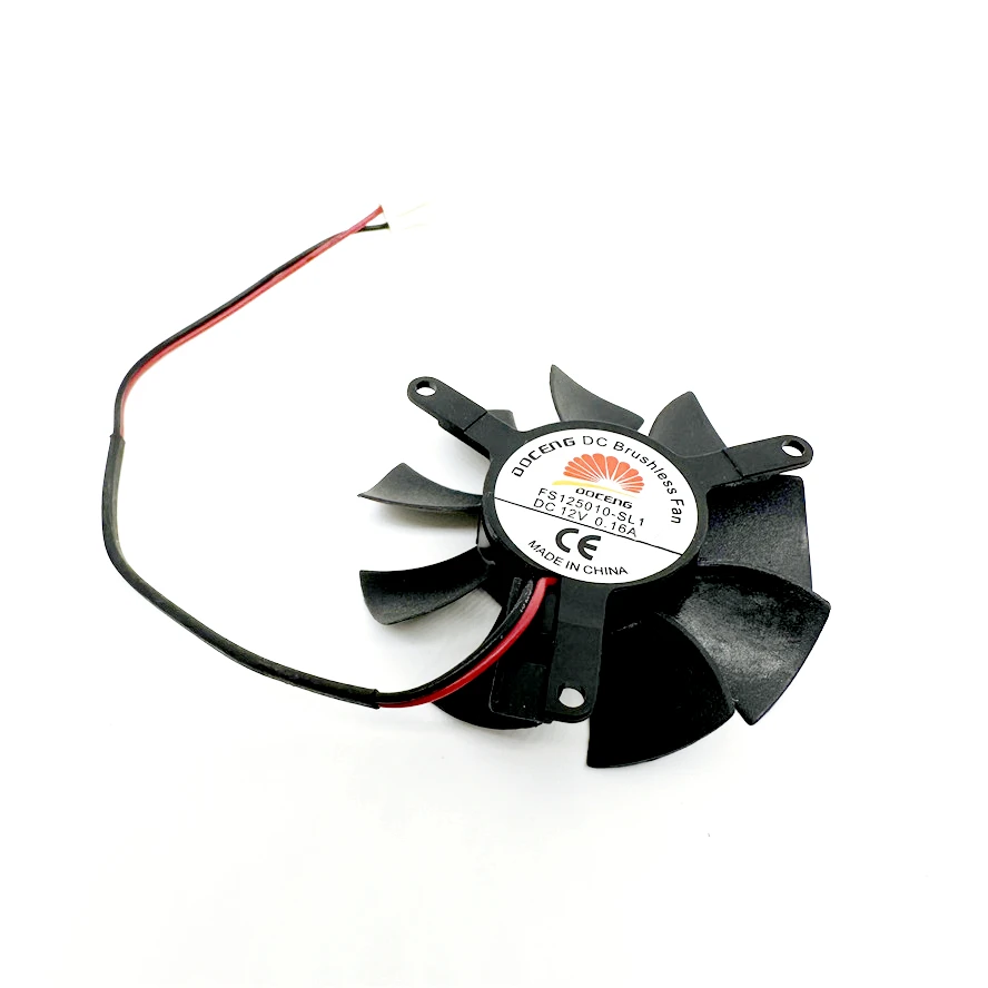 High Quality Ultra Quiet 45MM Diameter VGA Fan Fan Blade  39mm Hole Spacing 12V 0.16A 2pin