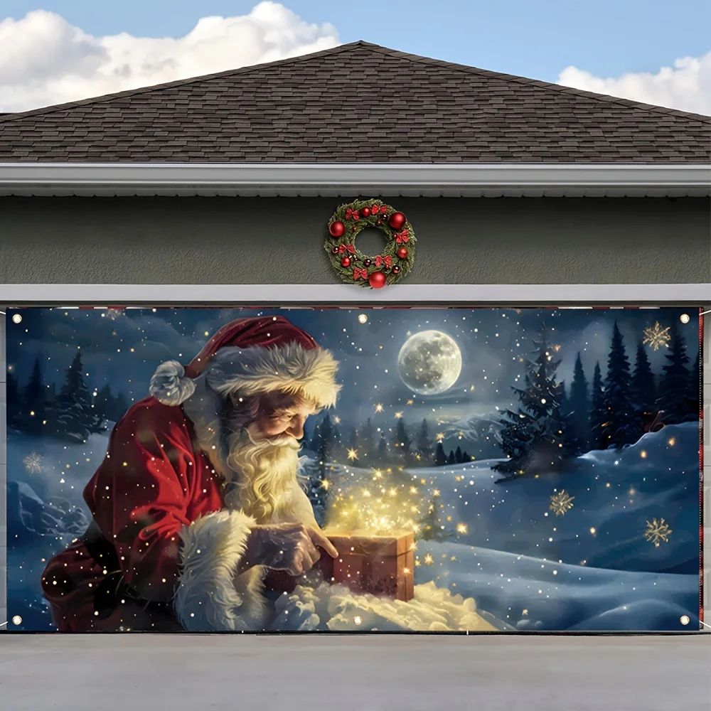 1Pc 2D Flat Santa C… - image