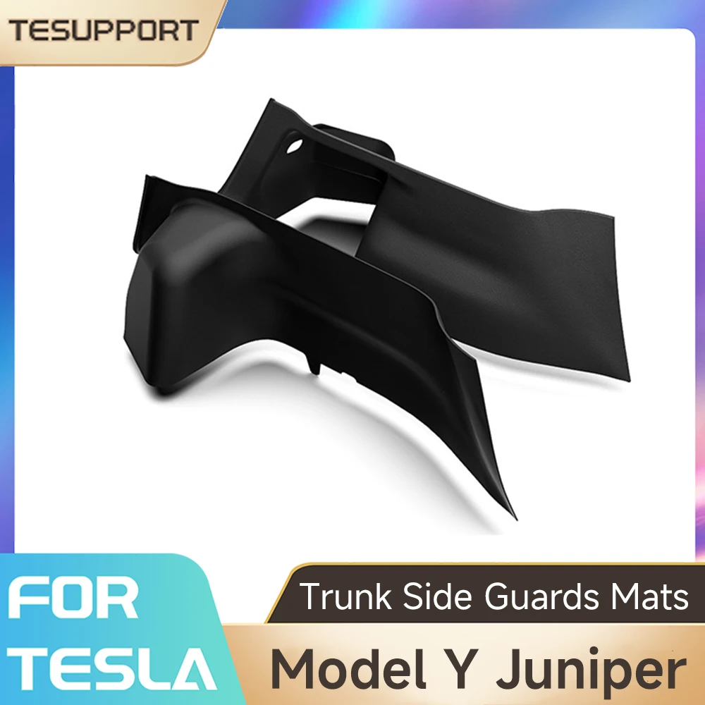 For Tesla Model Y Juniper 2026 Accessories Rear Trunk Side Anti-Kick Pad Cargo Liner Anti-dirty Pad for Tesla Model Y Juniper