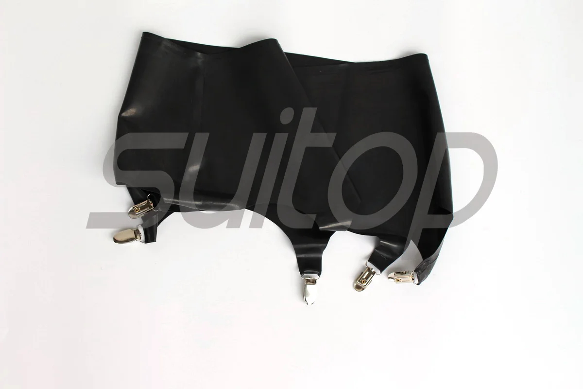 Latex garters skirt
