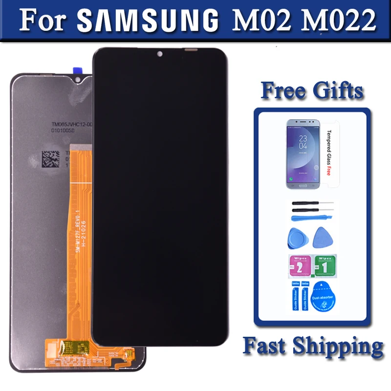 Display For Samsung Galaxy M02 M022 LCD Display Touch Screen Digitizer Replacement SM-M022F, SM-M022F/DS, SM-M022G, SM-M022G/DS