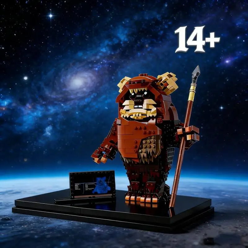 

2026 1010pcs 3D Wicket the Ewok Building Block Assembly Sentry Brick Model 75430 Children's Birthday Christmas Gift Set
