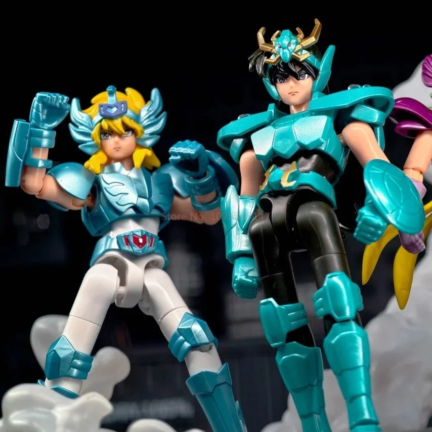 Blokees Saint Seiya Galaxy Version 0102 ألعاب أنيمي Seiya Shiryu Hyoga Shun Ikki نموذج المقتنيات ألعاب الهدايا #5