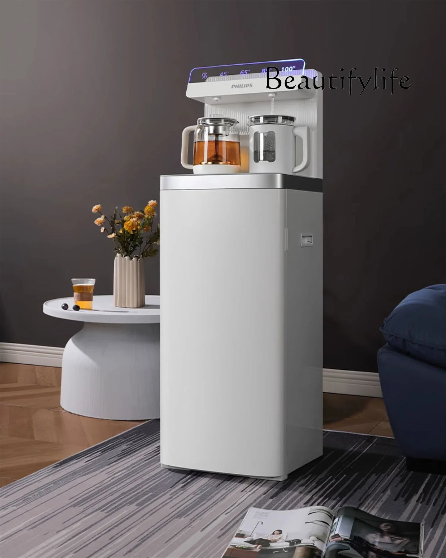 Electronic temperature control Tea bar machine new home automatic intelligent lower bucket high-end vertical