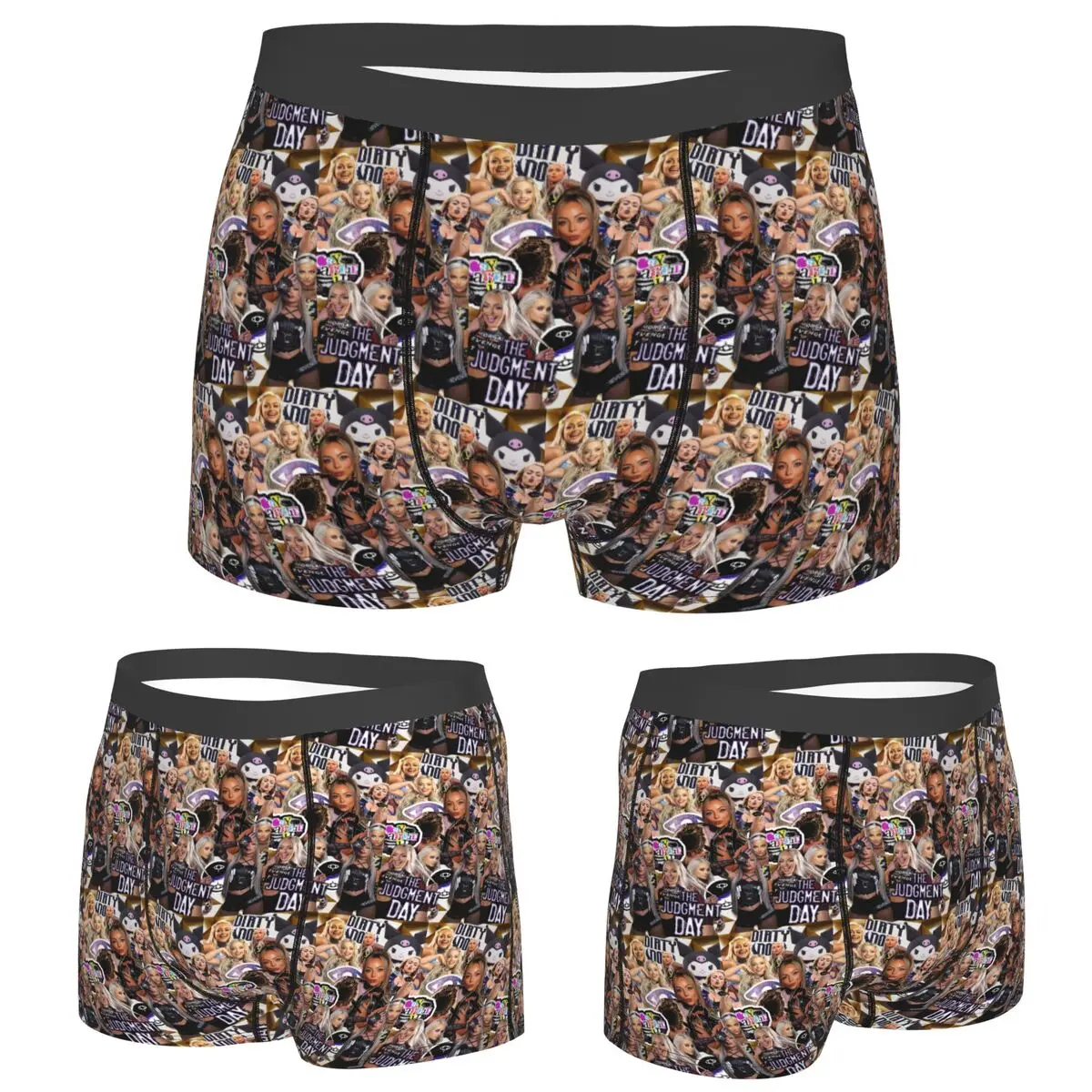 

Трусы-боксеры, шорты Liv Morgan, мужские трусы, мягкое нижнее белье для мужчин, подарки бойфренду